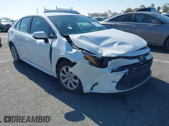 2020 Toyota Corolla LE with VIN 5YFEPRAE4LP012856, listed as a IAAI auction lot 42001953 with Not Provided miles and . Bid and sale history available at DreamBid. Image 1.