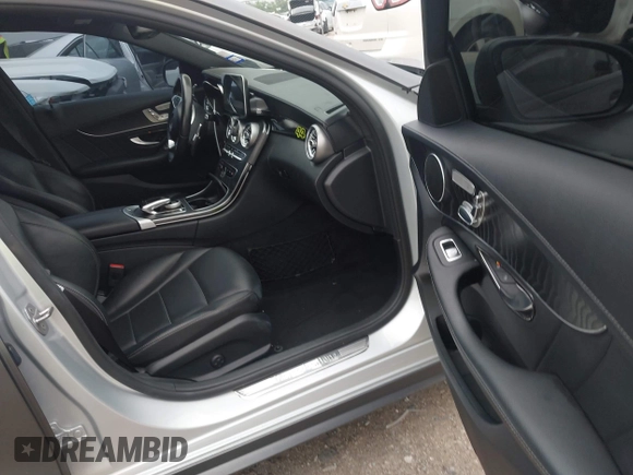 2016 Mercedes-Benz C 300 with VIN 55SWF4JBXGU172594, listed as a IAAI auction lot 42275623 with 92,446 mi miles and . Bid and sale history available at DreamBid. Image 5.