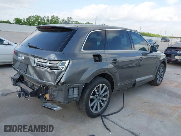 2019 Audi Q7 Premium Plus with VIN WA1LHAF76KD018184, listed as a IAAI auction lot 42056902 with 53,610 mi miles and . Bid and sale history available at DreamBid. Image 4.
