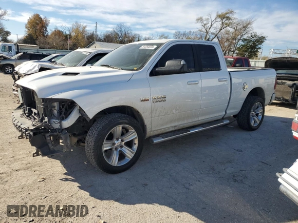 2013 Ram 1500 Sport with VIN 1C6RR7HT0DS553818, listed as a Copart auction lot 81354534 with 165,971 mi miles and Salvage Title. Bid and sale history available at carsss.com. Image 1.