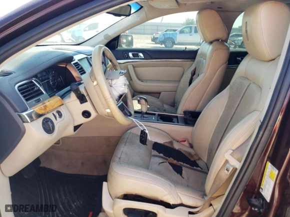 2009 Lincoln MKS with VIN 1LNHM93R59G610689, listed as a Copart auction lot 47205805 with 208,905 mi miles and Salvage Title. Bid and sale history available at carsss.com. Image 7.