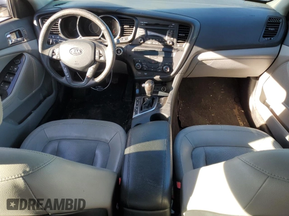 2011 Kia Optima EX with VIN KNAGN4A69B5175800, listed as a Copart auction lot 80205734 with 104,218 mi miles and Salvage Title. Bid and sale history available at carsss.com. Image 8.
