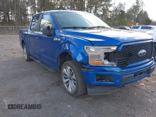 2018 Ford F-150 XL with VIN 1FTEW1EP6JFC92638, listed as a IAAI auction lot 41732128 with 161,007 mi miles. Bid and sale history available at carsss.com. Image 6.