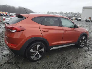 2017 Hyundai Tucson Sport z VIN KM8J33A25HU479951, wystawiony jako Copart lot #47854555 z przebiegiem 103 818 mil mil oraz Szkoda całkowita • Salvage title. Historia ofert i sprzedaży dostępna na DreamBid. Obrazek 3.