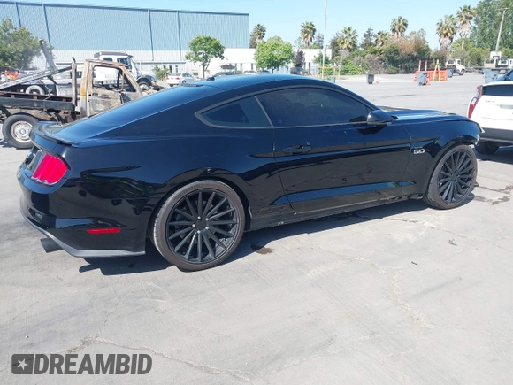 2015 Ford Mustang GT with VIN 1FA6P8CF8F5355875, listed as a IAAI auction lot 42146274 with 48,471 mi miles and . Bid and sale history available at carsss.com. Image 4.