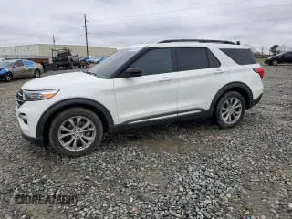 2023 Ford Explorer XLT with VIN 1FMSK8DH9PGC41022, listed as a Copart auction lot 45794505 with 43,772 mi miles and Salvage Title. Bid and sale history available at carsss.com. Image 1.