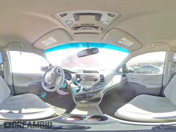 2013 Toyota Sienna LE with VIN 5TDJK3DC7DS069825, listed as a Copart auction lot 46951975 with 190,762 mi miles and Salvage Title. Bid and sale history available at carsss.com. Image 14.
