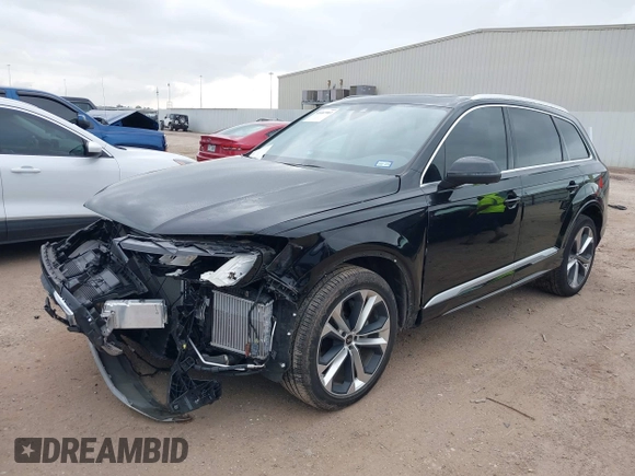 2023 Audi Q7 Premium Plus with VIN WA1LXBF71PD026788, listed as a IAAI auction lot 41687983 with 20,462 mi miles. Bid and sale history available at carsss.com. Image 23.