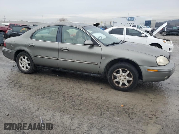 2001 Mercury Sable LS with VIN 1MEHM55SX1G608761, listed as a Copart auction lot 43158475 with 184,120 mi miles and Salvage Title. Bid and sale history available at DreamBid. Image 4.