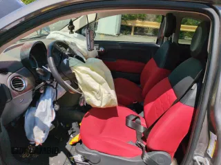 2013 FIAT 500 Pop with VIN 3C3CFFAR8DT539037, listed as a Copart auction lot 59787675 with 108,375 mi miles and Salvage title. Bid and sale history available at DreamBid. Image 7.