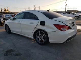 2018 Mercedes-Benz CLA 250 with VIN WDDSJ4EB3JN550780, listed as a Copart auction lot 82153373 with 60,286 mi miles and . Bid and sale history available at DreamBid. Image 2.