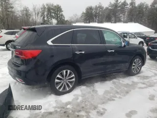 2016 Acura MDX w/Tech with VIN 5FRYD4H47GB017913, listed as a Copart auction lot 44763195 with 133,308 mi miles and Salvage Title. Bid and sale history available at carsss.com. Image 3.