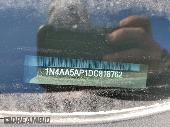 2013 Nissan Maxima SV z VIN 1N4AA5AP1DC818762, wystawiony jako Copart lot #51616615 z przebiegiem 131 586 mil mil oraz Szkoda całkowita • Salvage title. Historia ofert i sprzedaży dostępna na DreamBid. Obrazek 14.