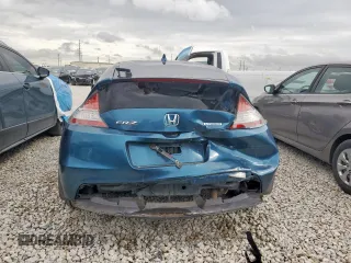 2012 Honda CR-Z with VIN JHMZF1D4XCS004525, listed as a Copart auction lot 50147165 with 193,048 mi miles and Salvage Title. Bid and sale history available at carsss.com. Image 6.