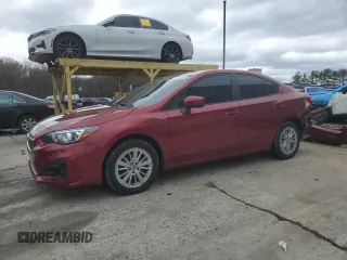 2018 Subaru Impreza Premium with VIN 4S3GKAB69J3623360, listed as a Copart auction lot 48231565 with 65,426 mi miles and Salvage title. Bid and sale history available at DreamBid. Image 1.