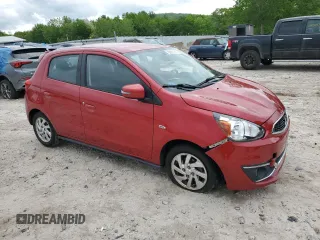 2017 Mitsubishi Mirage SE with VIN ML32A4HJ9HH015901, listed as a Copart auction lot 58991815 with 94,973 mi miles and Salvage title. Bid and sale history available at DreamBid. Image 4.