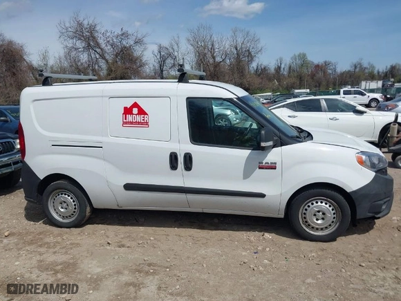 2017 Ram ProMaster City Cargo Van Tradesman with VIN ZFBERFAB7H6F14411, listed as a IAAI auction lot 41929544 with 318,038 mi miles. Bid and sale history available at carsss.com. Image 13.