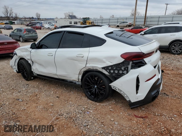2021 BMW X6 sDrive40i z VIN 5UXCY4C03M9H36510, wystawiony jako Copart lot #86419524 z przebiegiem Nie podano mil oraz Szkody całkowita. Historia ofert i sprzedaży dostępna na DreamBid. Obrazek 2.
