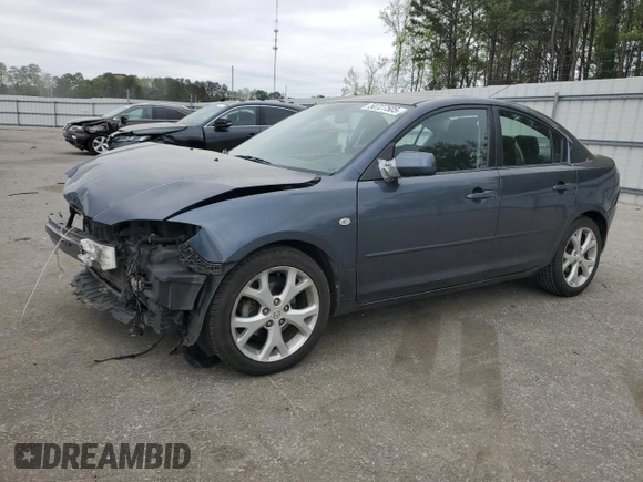 2008 Mazda Mazda3 i Touring Value with VIN JM1BK32F781118543, listed as a Copart auction lot 50727505 with 151,370 mi miles and Salvage Title. Bid and sale history available at carsss.com. Image 1.