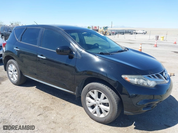 2014 Nissan Murano SL with VIN JN8AZ1MU1EW401594, listed as a IAAI auction lot 42100729 with 126,052 mi miles. Bid and sale history available at carsss.com. Image 1.