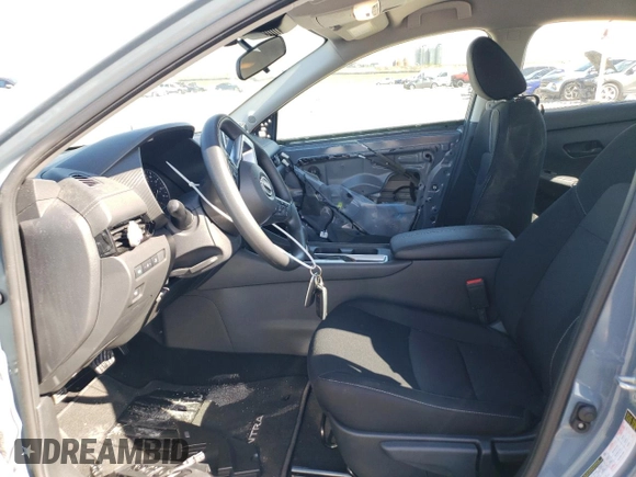 2025 Nissan Sentra SV with VIN 3N1AB8CV2SY216979, listed as a Copart auction lot 50046865 with 1,037 mi miles and Salvage Title. Bid and sale history available at carsss.com. Image 7.