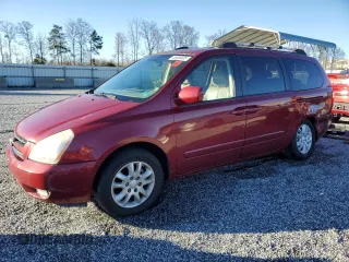 2006 Kia Sedona LX with VIN KNDMB233866093000, listed as a Copart auction lot 45683035 with 111,617 mi miles and Salvage Title. Bid and sale history available at carsss.com. Image 1.
