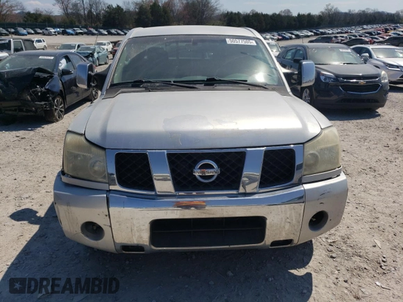 2004 Nissan Titan SE with VIN 1N6AA06AX4N548238, listed as a Copart auction lot 50577505 with 275,787 mi miles and Salvage Title. Bid and sale history available at carsss.com. Image 5.