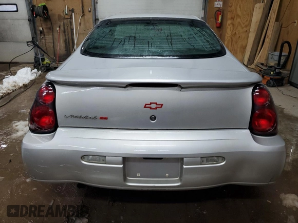 2002 Chevrolet Monte Carlo SS with VIN 2G1WX15K329353677, listed as a Copart auction lot 82090244 with 0 mi miles and Clean Title. Bid and sale history available at carsss.com. Image 6.