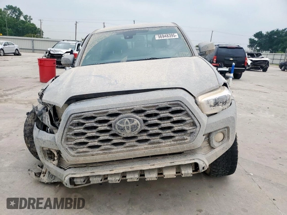 2021 Toyota Tacoma SR5 with VIN 3TMDZ5BN4MM105639, listed as a Copart auction lot 56948395 with Not provided miles and Salvage title. Bid and sale history available at DreamBid. Image 5.