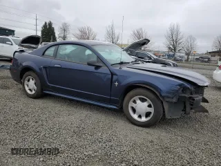 2001 Ford Mustang Standard with VIN 1FAFP40471F195972, listed as a Copart auction lot 48257465 with 155,495 mi miles and Salvage Title. Bid and sale history available at carsss.com. Image 4.