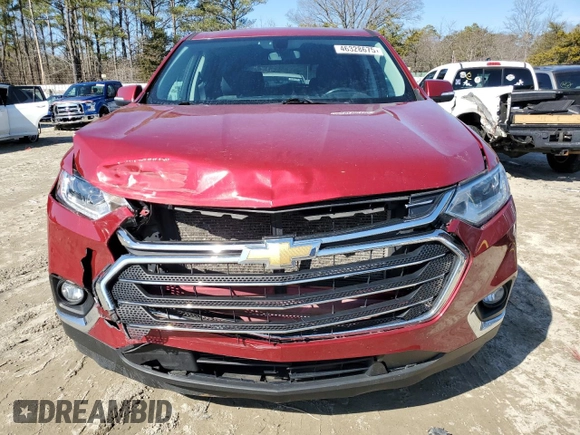 2021 Chevrolet Traverse LT Cloth with VIN 1GNERGKW3MJ166784, listed as a Copart auction lot 46328675 with 121,841 mi miles and Salvage Title. Bid and sale history available at carsss.com. Image 5.