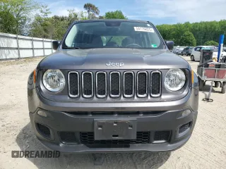 2017 Jeep Renegade Sport with VIN ZACCJBAB9HPE54484, listed as a Copart auction lot 54119825 with 29,856 mi miles and Salvage Title. Bid and sale history available at carsss.com. Image 5.