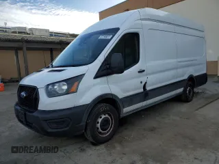 2022 Ford Transit Cargo with VIN 1FTBR3X80NKA69827, listed as a Copart auction lot 45023705 with 48,992 mi miles and Clean title. Bid and sale history available at DreamBid. Image 1.