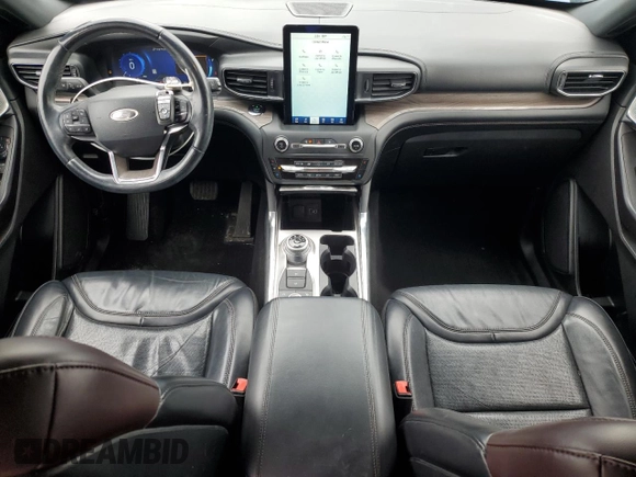 2020 Ford Explorer Platinum with VIN 1FM5K8HC3LGA07125, listed as a Copart auction lot 53903915 with 67,469 mi miles and Salvage title. Bid and sale history available at DreamBid. Image 8.