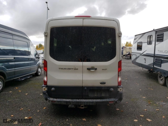 2017 Ford Transit Wagon XL with VIN 1FBAX2CMXHKA81748, listed as a Copart auction lot 72750234 with 116,704 mi miles and Salvage Title. Bid and sale history available at carsss.com. Image 6.