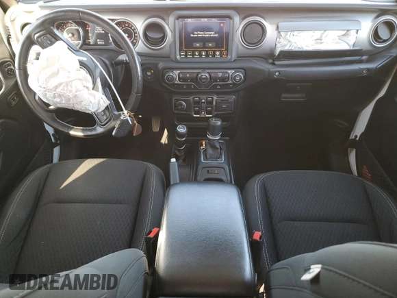 2021 Jeep Gladiator 80th Anniversary with VIN 1C6HJTAG7ML524612, listed as a Copart auction lot 42035885 with 32,742 mi miles and Salvage title. Bid and sale history available at DreamBid. Image 8.