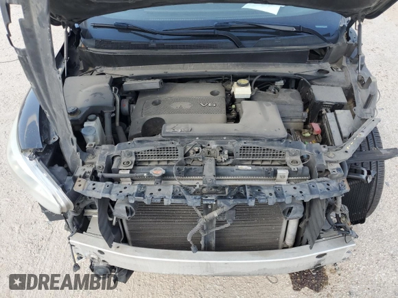 2013 Infiniti JX35 with VIN 5N1AL0MMXDC345884, listed as a Copart auction lot 71356404 with 150,655 mi miles and Salvage Title. Bid and sale history available at carsss.com. Image 12.