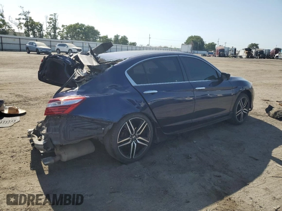 2016 Honda Accord Sport with VIN 1HGCR2F53GA079414, listed as a Copart auction lot 59624095 with 106,583 mi miles and Salvage title. Bid and sale history available at DreamBid. Image 3.