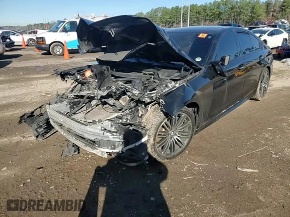 2017 BMW 5 Series 540i with VIN WBAJE5C37HG914383, listed as a Copart auction lot 46895345 with Not provided miles and Salvage title. Bid and sale history available at DreamBid. Image 11.