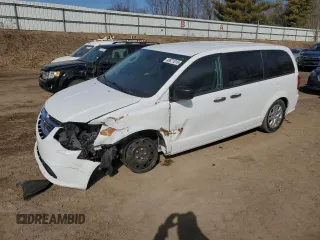 2019 Dodge Grand Caravan SE with VIN 2C4RDGBG5KR796753, listed as a Copart auction lot 49871815 with 97,983 mi miles and Salvage Title. Bid and sale history available at DreamBid. Image 1.