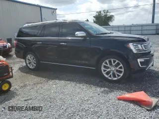 2019 Ford Expedition Max Platinum z VIN 1FMJK1LT9KEA87814, wystawiony jako Copart lot #50889215 z przebiegiem 86 584 mil mil oraz Szkoda całkowita • Salvage title. Historia ofert i sprzedaży dostępna na DreamBid. Obrazek 4.