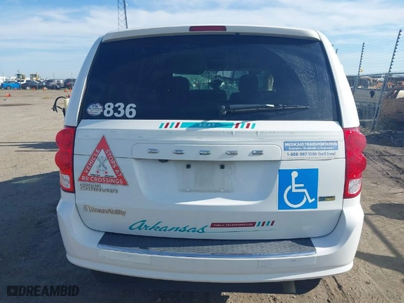 2019 Dodge Grand Caravan SE with VIN 2C7WDGBG7KR808178, listed as a IAAI auction lot 39601907 with 128,458 mi miles. Bid and sale history available at carsss.com. Image 16.