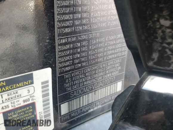 2018 Jaguar F-Pace S with VIN SADCM2FV0JA270717, listed as a Copart auction lot 86084874 with 120,025 mi miles and Salvage title. Bid and sale history available at DreamBid. Image 13.