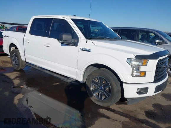 2017 Ford F-150 XL with VIN 1FTEW1CF6HKC96054, listed as a IAAI auction lot 40856897 with 106,387 mi miles. Bid and sale history available at carsss.com. Image 1.