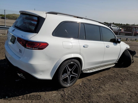 2022 Mercedes-Benz GLS with VIN 4JGFF5KE9NA734616, listed as a Copart auction lot 52593753 with 8,148 mi miles. Bid and sale history available at carsss.com. Image 3.