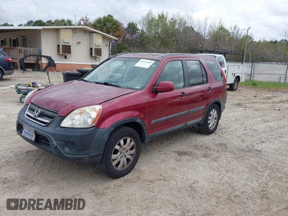 2005 Honda CR-V EX with VIN SHSRD78815U337440, listed as a IAAI auction lot 41917604 with 226,000 mi miles. Bid and sale history available at carsss.com. Image 17.
