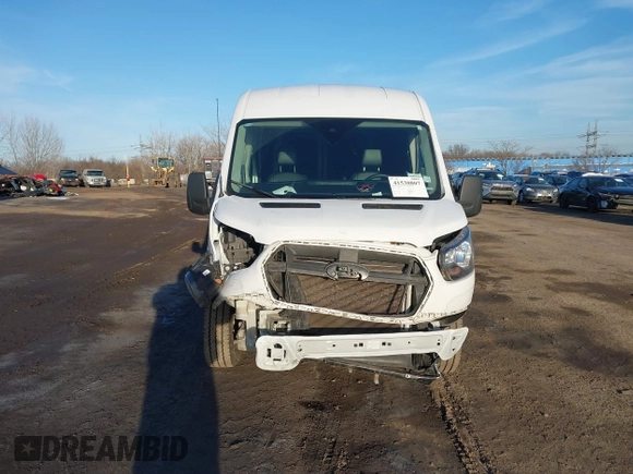 2023 Ford Transit Cargo with VIN 1FTBR1C8XPKB46362, listed as a IAAI auction lot 41530807 with 46,779 mi miles and . Bid and sale history available at carsss.com. Image 12.