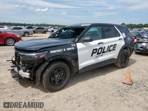 2024 Ford Explorer with VIN 1FM5K8AC9RGA77926, listed as a Copart auction lot 58482885 with 2,185 mi miles and Salvage title. Bid and sale history available at DreamBid. Image 1.