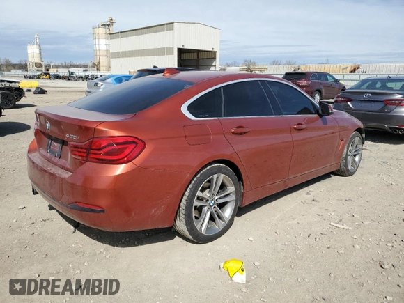2019 BMW 4 Series 430i xDrive with VIN WBA4J3C51KBL09987, listed as a Copart auction lot 50641495 with 91,871 mi miles and Salvage Title. Bid and sale history available at carsss.com. Image 3.