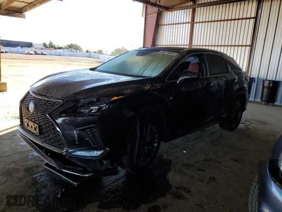 2021 Lexus RX with VIN 2T2YGMDA0MC059565, listed as a Copart auction lot 84219654 with 36,699 mi miles and Salvage Title. Bid and sale history available at carsss.com. Image 1.
